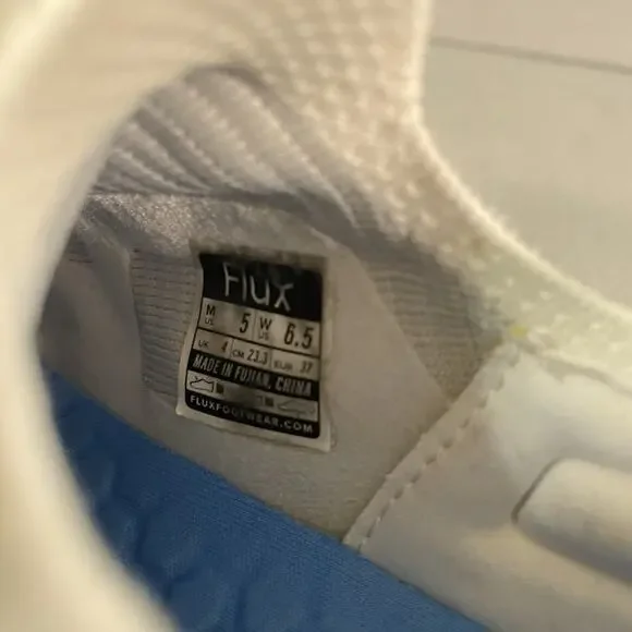 Flux Adapt Runner White Gum Womens Size 6.5 Mens Size 5 Running Athletic Shoes - Picture 7 of 8